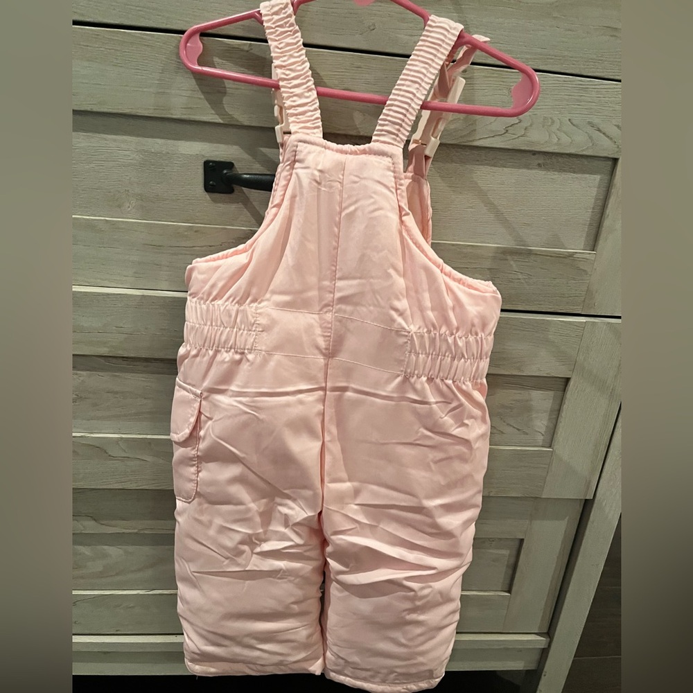 Carter's Pink and Gold Snowsuit Set 12month - Picture 8 of 8